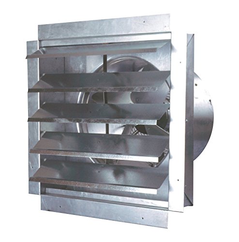 Maxx Air Powerful Industrial Exhaust and Ventilation Fan, 1400 CFM, UL Listed, Ventilation and Cooling for Greenhouses, Kitchens, Restaurants, Rust Resistant Steel Housing (14 Inch)